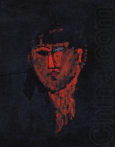 Head of a Young Woman (Tete Rouge), Amedeo Modigliani